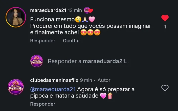 Comentário de cliente: funciona mesmo, finalmente achei